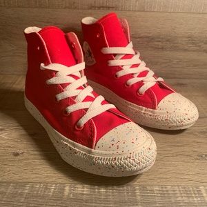Converse CTAS Hi Enamel Red Driftwood